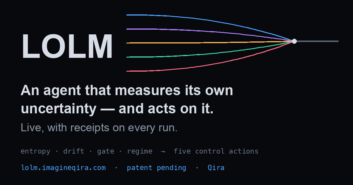 I built LOLM, a lower-cost LLM agent that shows what it actually did — looking for blunt feedback logo